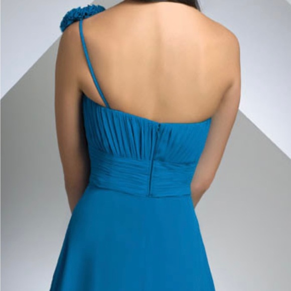 Bari Jay Gown, Style #225, turquoise, size 10 - Picture 2 of 10